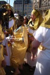 Egyptian marchers