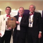 140404 - Charter - Towcester - 010 - Simon presenting Melvin Jones Award